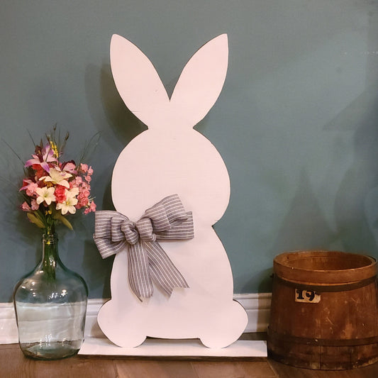 Wood Farmhouse Easter Bunny, Rustic Easter Bunny, Wood Easter Bunny, Wood Bunny, Front Porch Bunny, Rustic Bunny, Spring Bunny, In/Out Door.