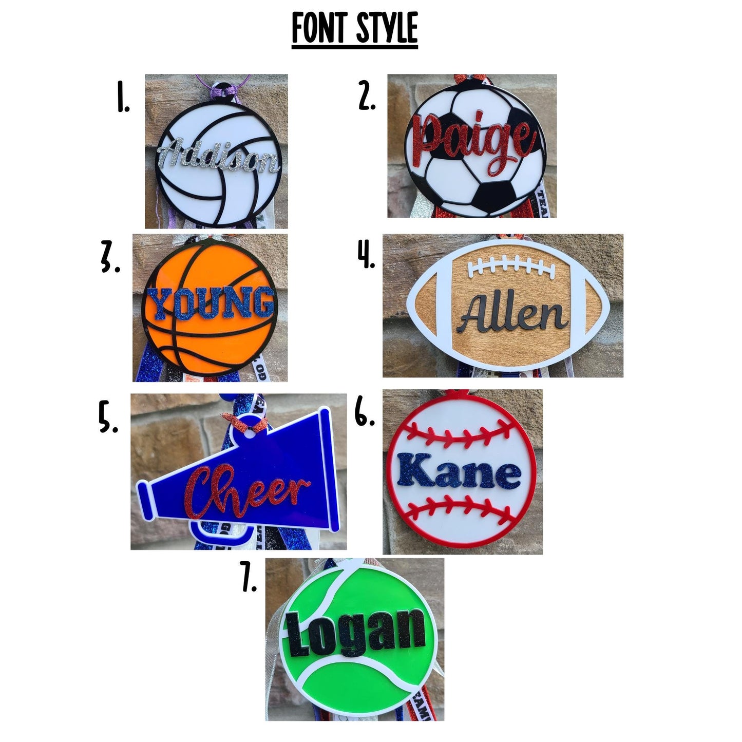 Personalized Sport Ribbon Bag Tag, Sports Bag Tassel and Charm, Bookbag tag, Sports bag tag, Custom Colors, School Spirit, Gift for mom