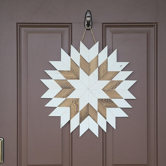 Farmhouse Barn Star Front Door Hanger, Rustic Barn Star, Farmhouse Decor, Front Door Decor, Rustic Wood Barn Star Door Hanger