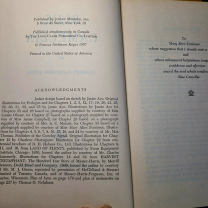 Set of 2 Frances Parkinson Keyes Hard Cover Books, Blue Camellia & Dinner at Antoine's